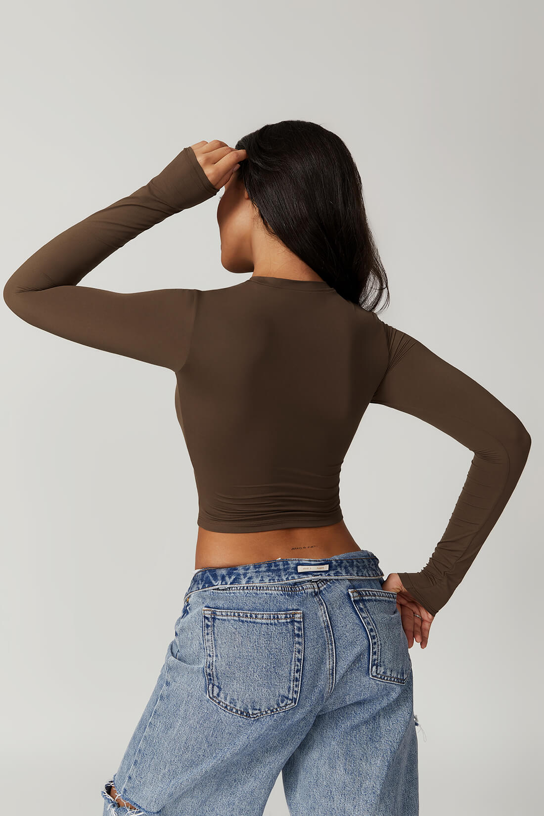 Cropped Manga Longa Stella