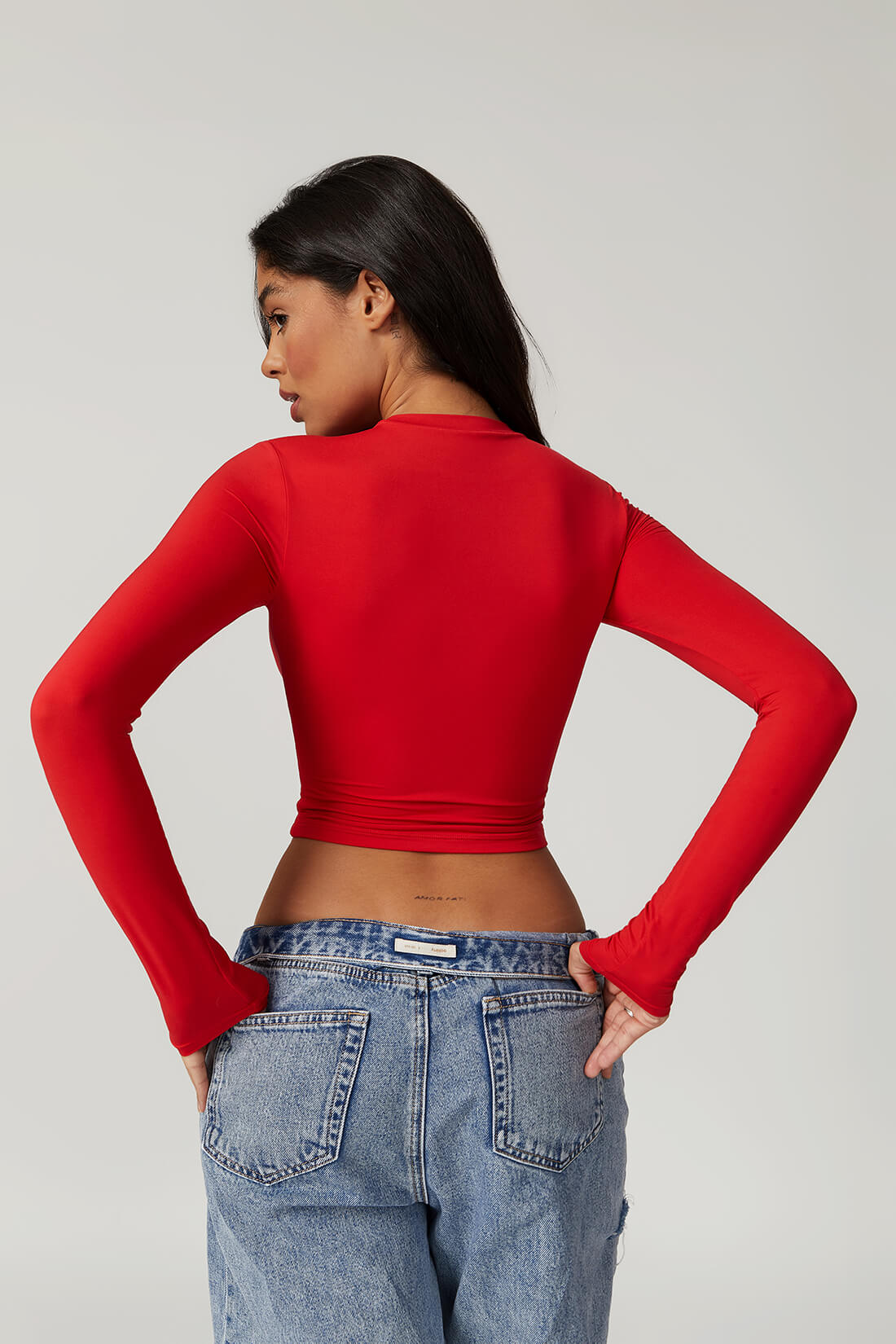 Cropped Manga Longa Stella